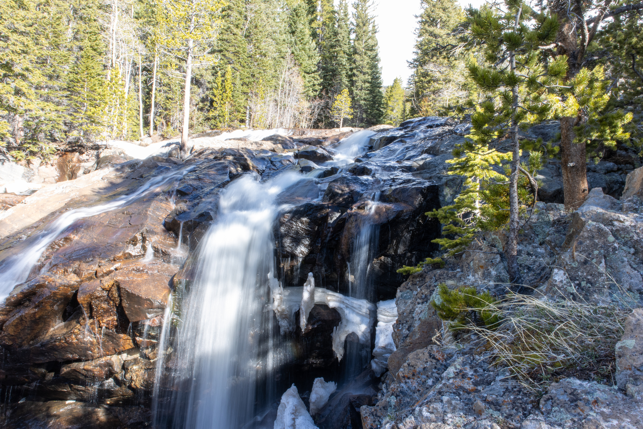 Cascade Falls in Grand Lake, Colorado